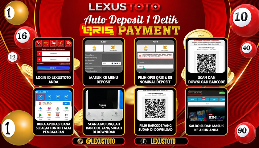 DEPOSIT QRIS PAYMENT 1 DETIK ( JANGAN DI TURUNKAN )